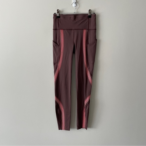 LULULEMON Speed Light Tight 25" Cherry Cola / Coral Kiss 4 - Picture 2 of 8